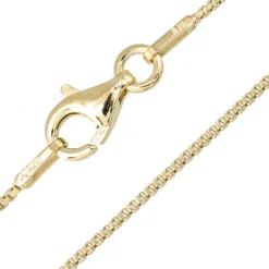 925er Silber-Veneziakette - 45 cm - 2,1 g - vergoldet