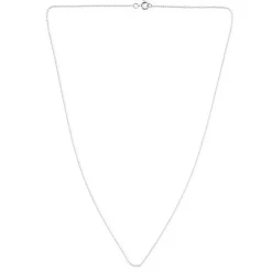 375er Weißgold-Rolokette - 45 cm - 1,18 g