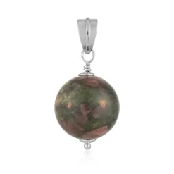 Eudialyt-Silberanhänger