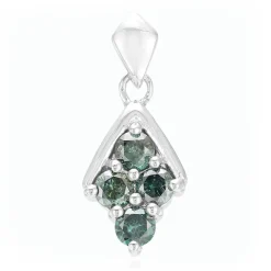 Fancy-Brillant-Silberanhänger