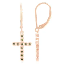 Fancy-Diamant-Silberohrringe