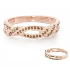 Fancy-Diamant-Silberring