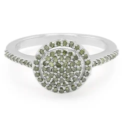 Fancy-Diamant-Silberring