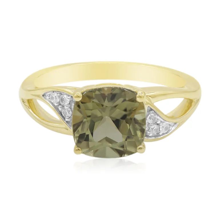 Farbwechsel-Diaspor-Goldring (Tenner Diniz)