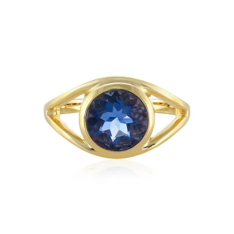 Farbwechsel-Fluorit-Silberring