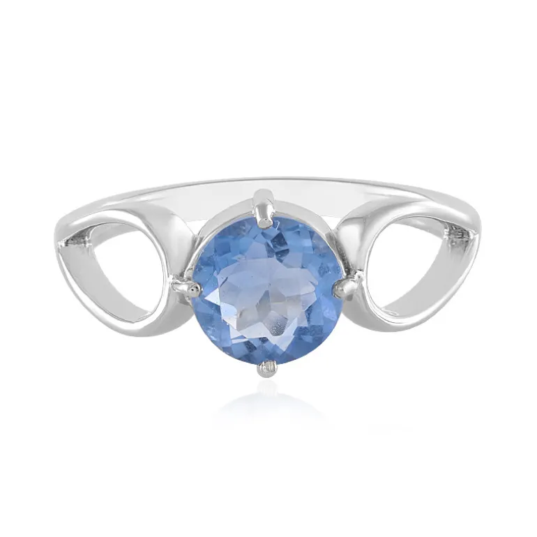 Farbwechsel-Fluorit-Silberring