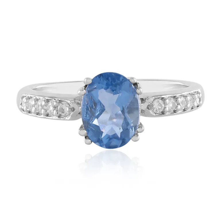 Farbwechsel-Fluorit-Silberring