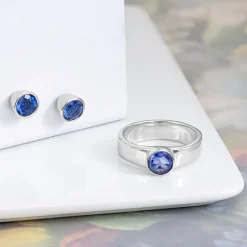 Farbwechsel-Fluorit-Silberset