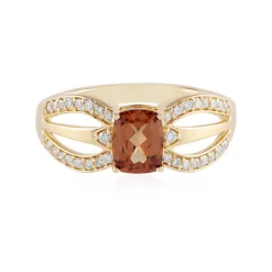 Farbwechsel-Granat-Goldring (AMAYANI)