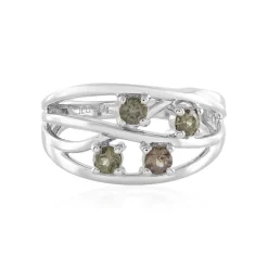 Farbwechsel-Granat-Silberring