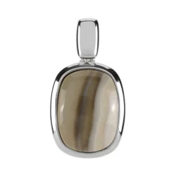 Feuerstein-Silberanhänger