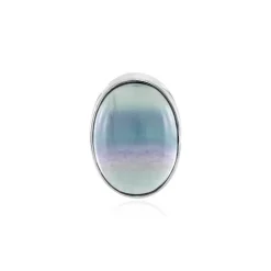 Fluorit-Silberanhänger