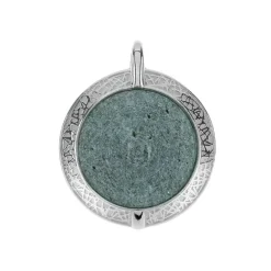 Fuchsit-Silberanhänger