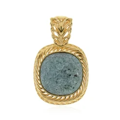 Fuchsit-Silberanhänger