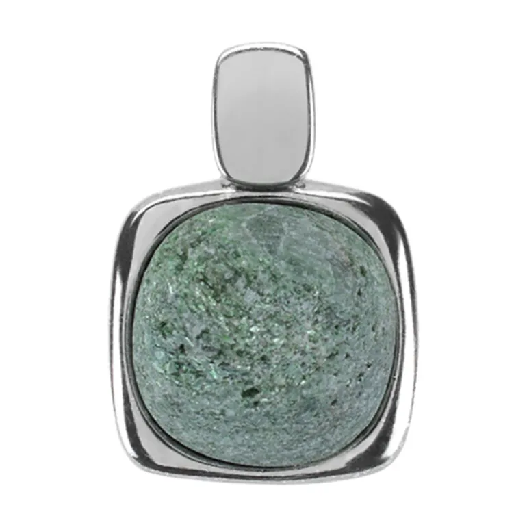 Fuchsit-Silberanhänger