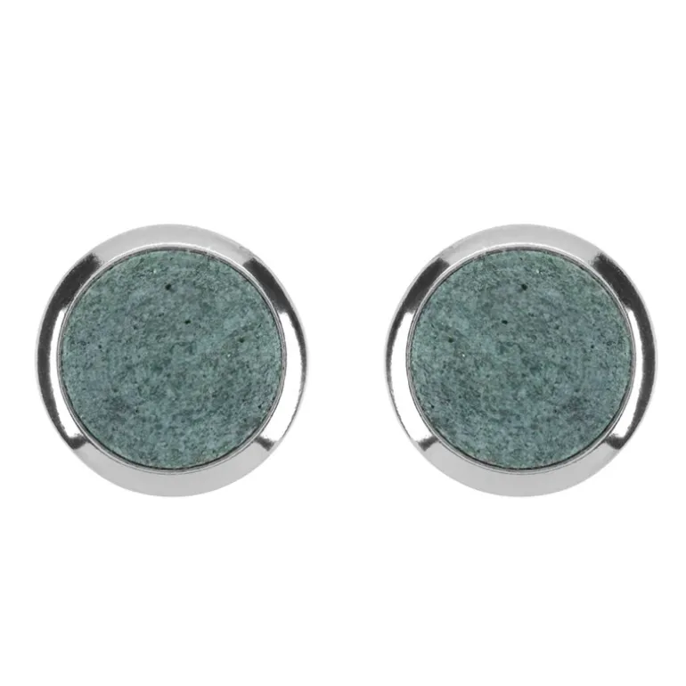 Fuchsit-Silberohrringe