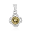 Gelber Beryll-Silberanhänger