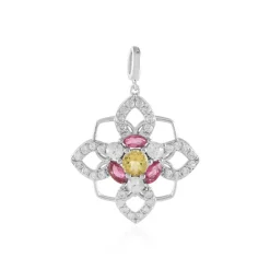 Gelber Beryll-Silberanhänger