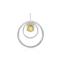 Gelber Beryll-Silberanhänger