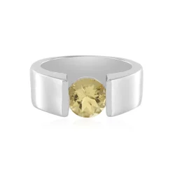 Gelber Beryll-Silberring