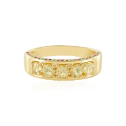 Gelber Beryll-Silberring