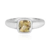 Gelber Beryll-Silberring