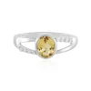 Gelber Beryll-Silberring