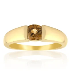 Gelber Kings Plains-Zirkon-Goldring