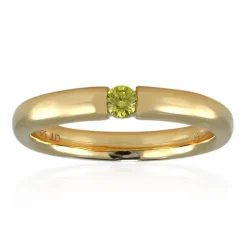 Gelber VS1 Brillant-Goldring
