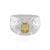 Gelber Zirkon-Silberring (de Melo)