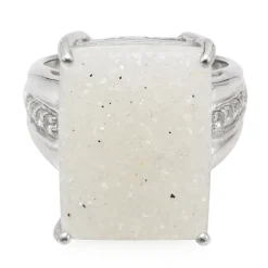 Glitzer-Achat-Silberring