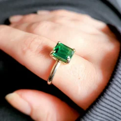 Golconda-Turmalin-Goldring (CUSTODANA)