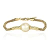 Goldene Kabira-Südseeperlen-Silberarmband (TPC)