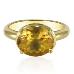 Goldener Beryll-Goldring