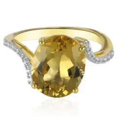 Goldener Beryll-Goldring