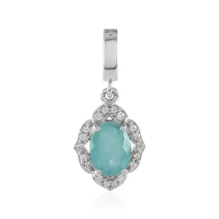 Grandidierit-Silberanhänger