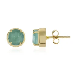 Grandidierit-Silberohrringe