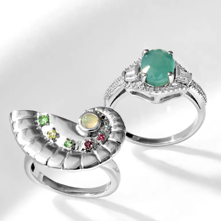 Grandidierit-Silberring