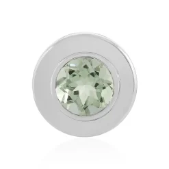 Grüner Amethyst-Silberanhänger