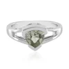 Grüner Amethyst-Silberring