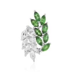 Grüner Apatit-Silberanhänger