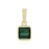 Grüner Benedito-Turmalin-Goldanhänger (Adela Gold)