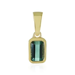 Grüner Benedito-Turmalin-Silberanhänger(Adela Silber)