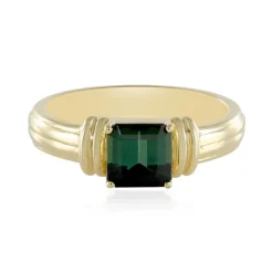 Grüner Benedito-Turmalin-Silberring(Adela Silber)