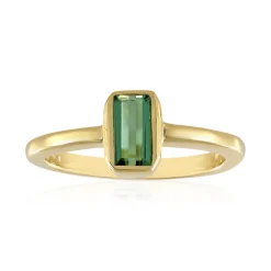 Grüner Benedito-Turmalin-Silberring(Adela Silber)