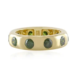 Grüner I2 Brillant-Goldring (de Melo)