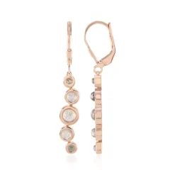 Grüner Maniry-Labradorit-Silberohrringe (KM by Juwelo)