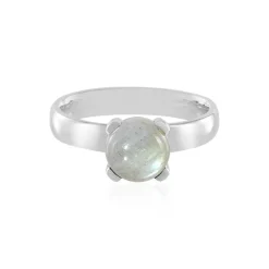 Grüner Maniry-Labradorit-Silberring (KM by Juwelo)