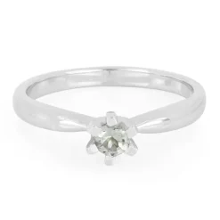 Grüner Tansanit-Silberring