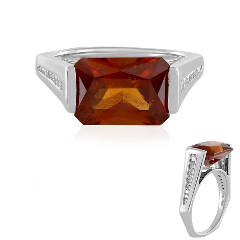 Hessonit-Granat-Goldring (de Melo)